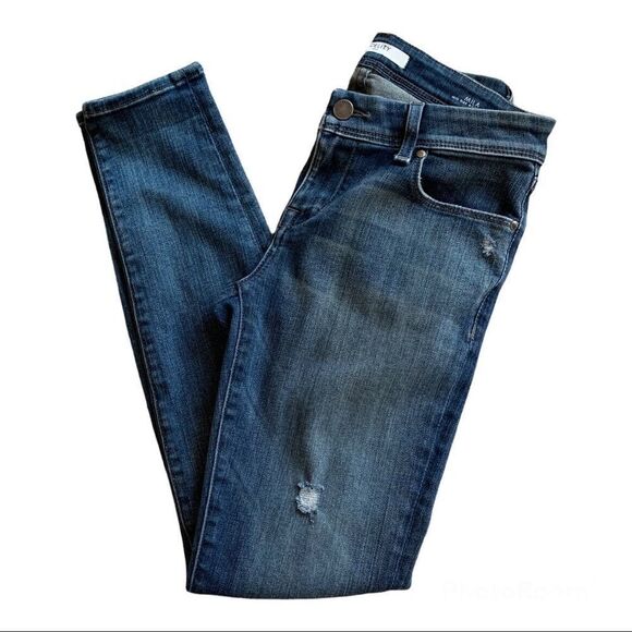 Fidelity Denim Mila Mid-Rise Ankle‎ Skinny Jeans Blue Size 26 - Picture 3 of 12